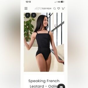 Tiger Friday “speaking French” leotard
